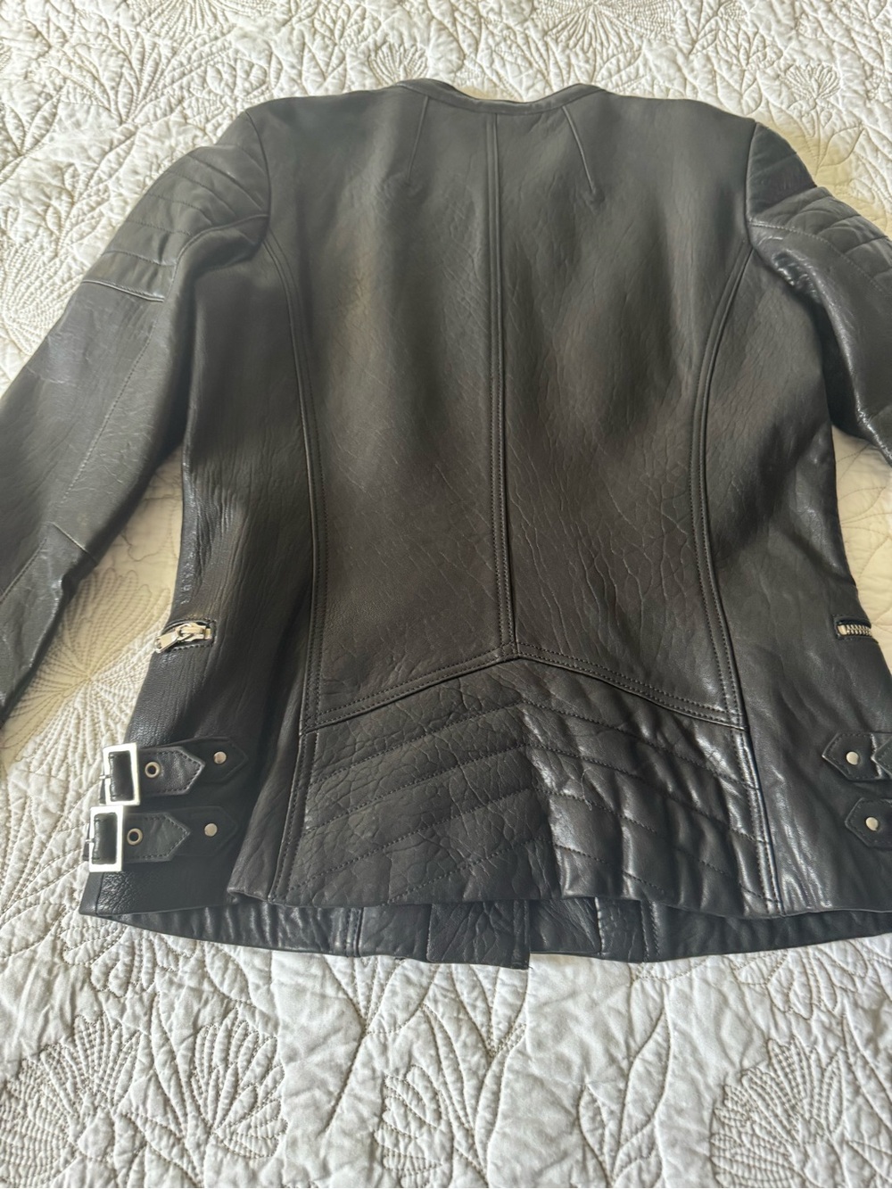 Danier Genuine Leather Moto Jacket Black | Pristine Condition | - Picture 9 of 15